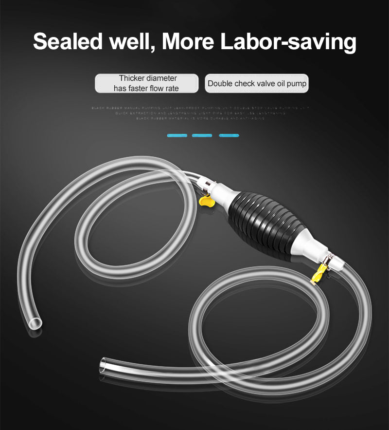 Tank Sucker Manual Oil Gasoline Truck Fuel Tank Suction Pipe Manual Pipette Pump