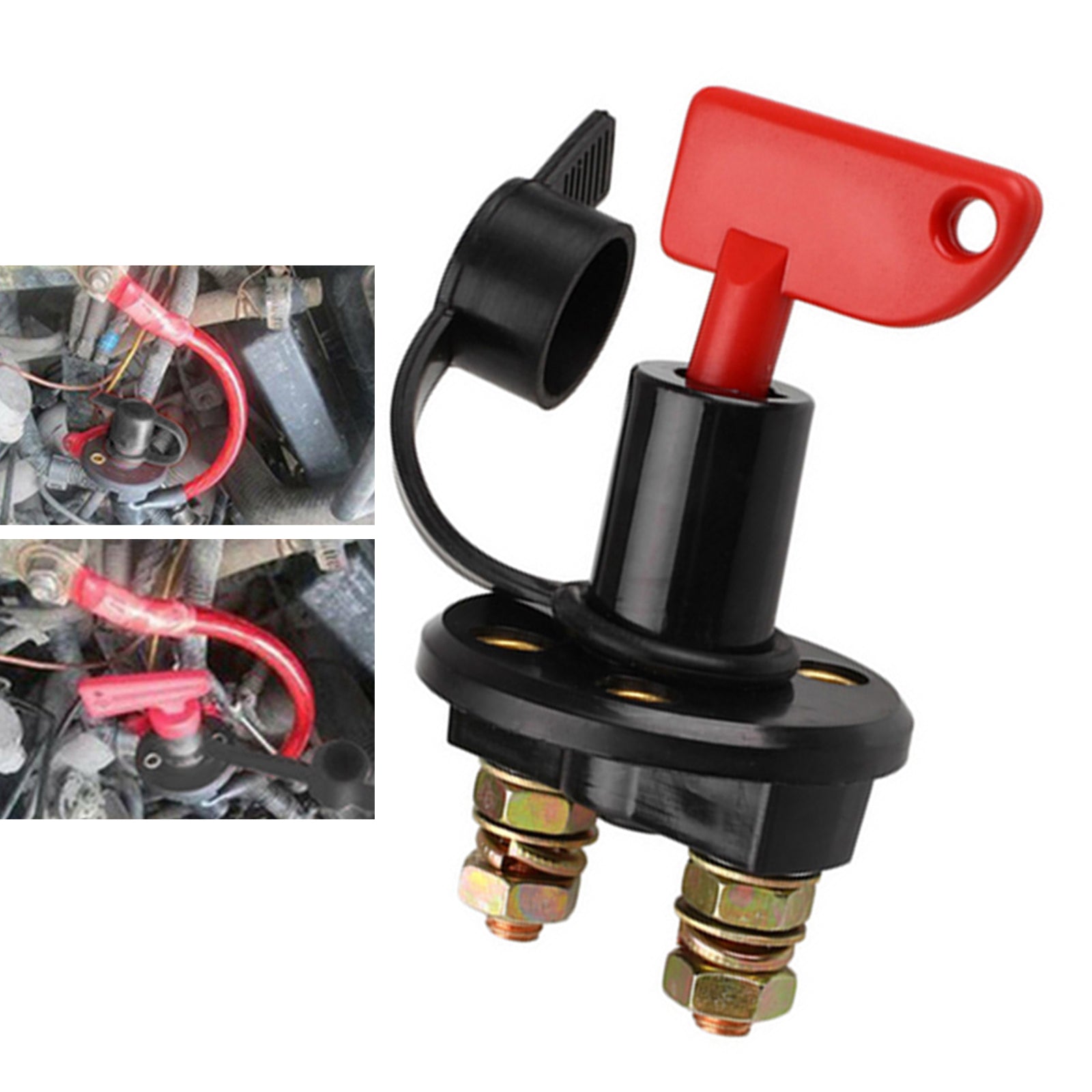 Boat Car RV Truck Battery Isolator Switch Cut Off Disconnect Power Kill Key