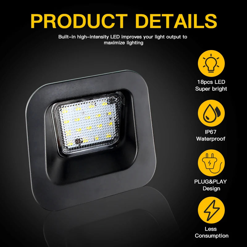 Decoding Pickup Truck License Plate Light