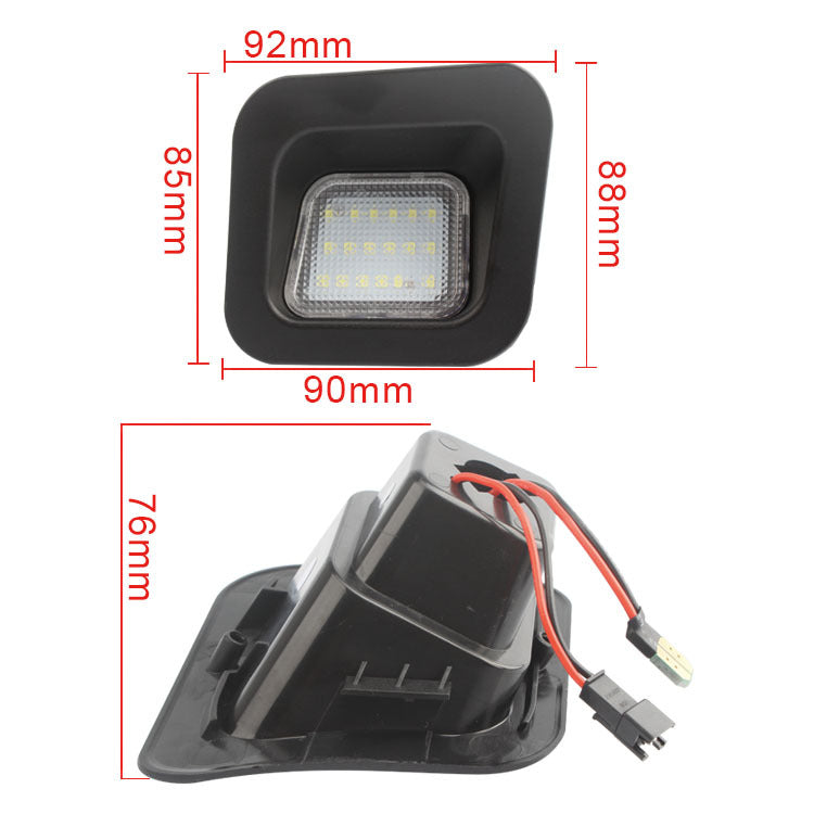 Decoding Pickup Truck License Plate Light