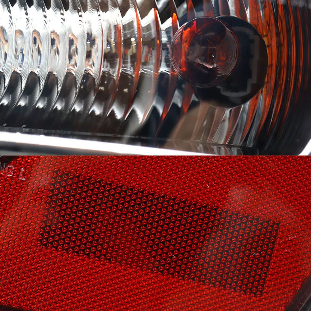 For Volvo VNL 2004-2017 Semi Truck Black Projector Halogen Headlight Left Driver